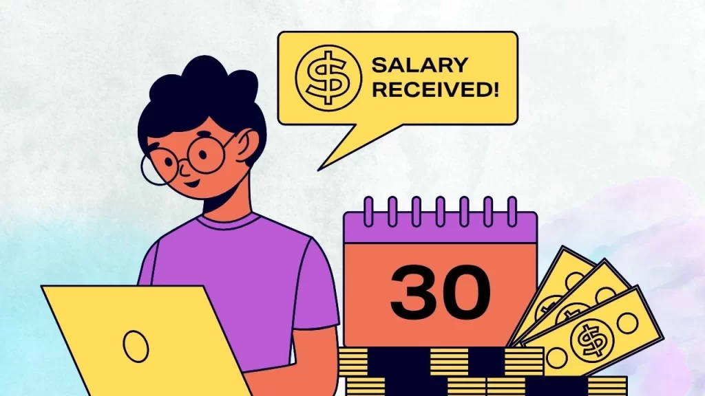salary credited SMS